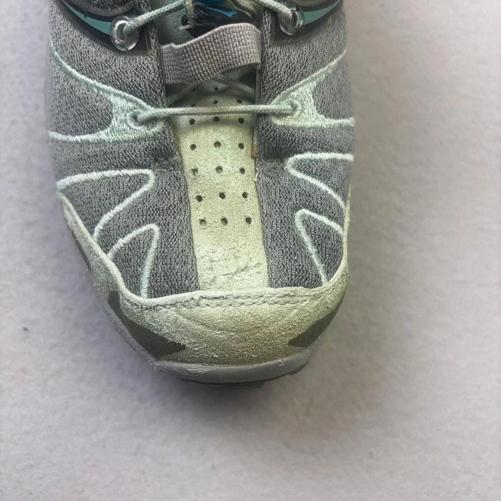 Hoka One One Stinson Trail Shoes Womens Size 9.5 Gray Mesh Running Sneakers